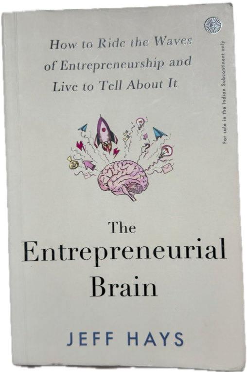 Cutout of the book The Entrepreneurial Brain by Jeff Hays