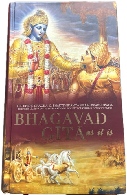 Cutout of the book Bhagavad Gita As It Is