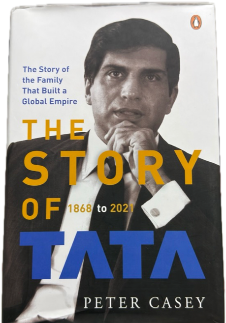 Cutout of the book The Story of Tata by Peter Casey